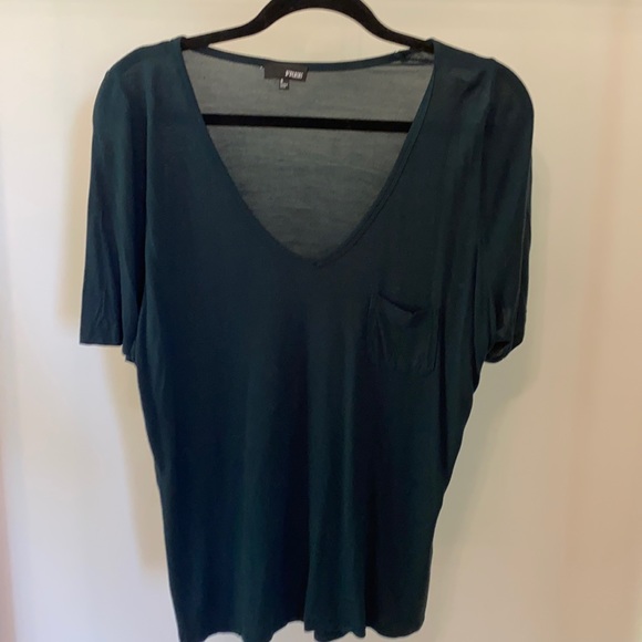 Aritzia Wilfred Free green short sleeve t-shirt